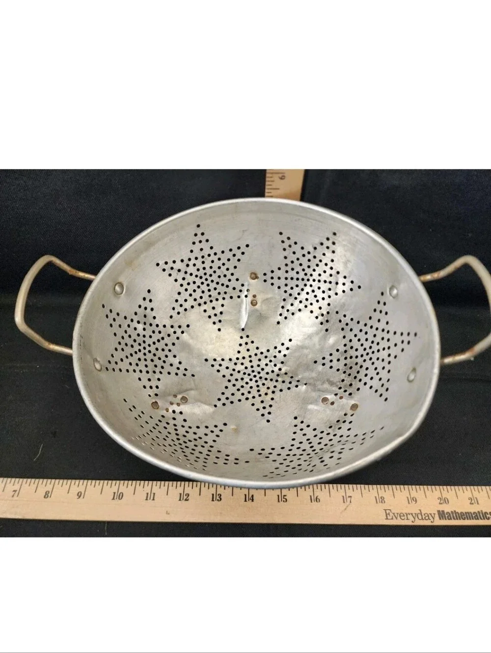 Antique Star Colander Strainer Primitive Decor Used